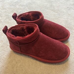 Maurice’s Red Ankle Boots
